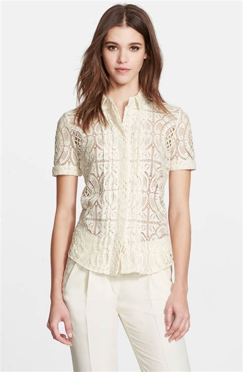 burberry lace shirt|burberry clothing website.